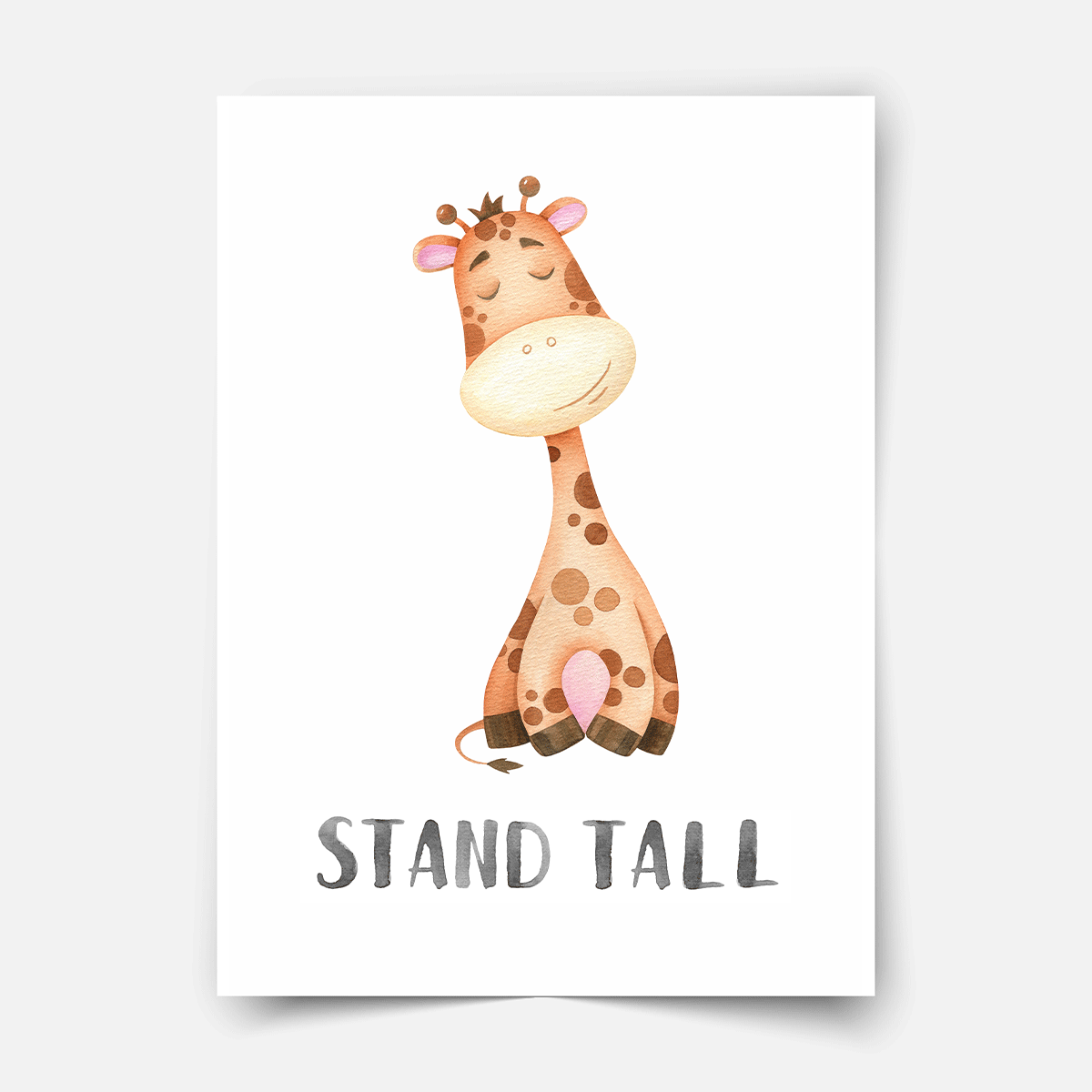 Charakter Tiere - Giraffe - Poster