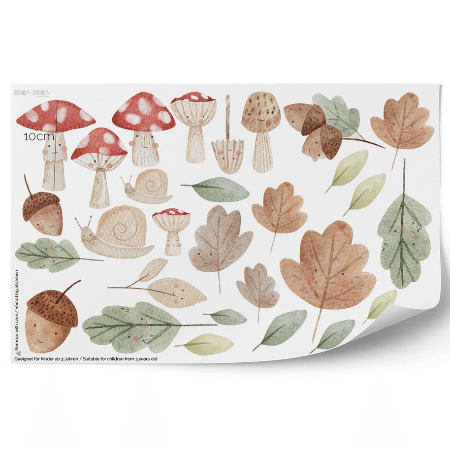 Autumn wall stickers - Autumn woods
