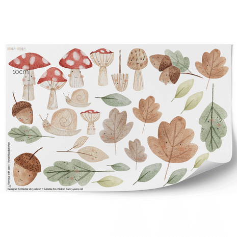Autumn wall stickers - Autumn woods