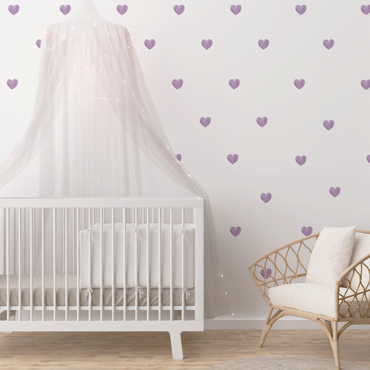 Babyzimmer Wandsticker, – MICA-MICA Wandekoration, und Wandtattoo, Kinderzimmer Wandgestaltung für