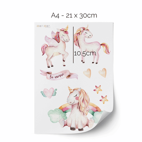 Wandtattoo Einhorn - Magische Einhörner
