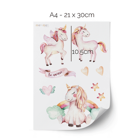 Wandtattoo Einhorn - Magische Einhörner