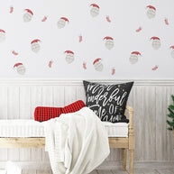 Wandtattoo Weihnachten - Weihnachtsmänner