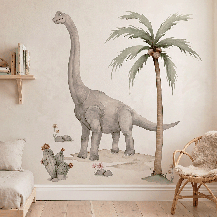 Wandtattoo Dinosaurier - Urzeit Giganten - Brachiosaurus