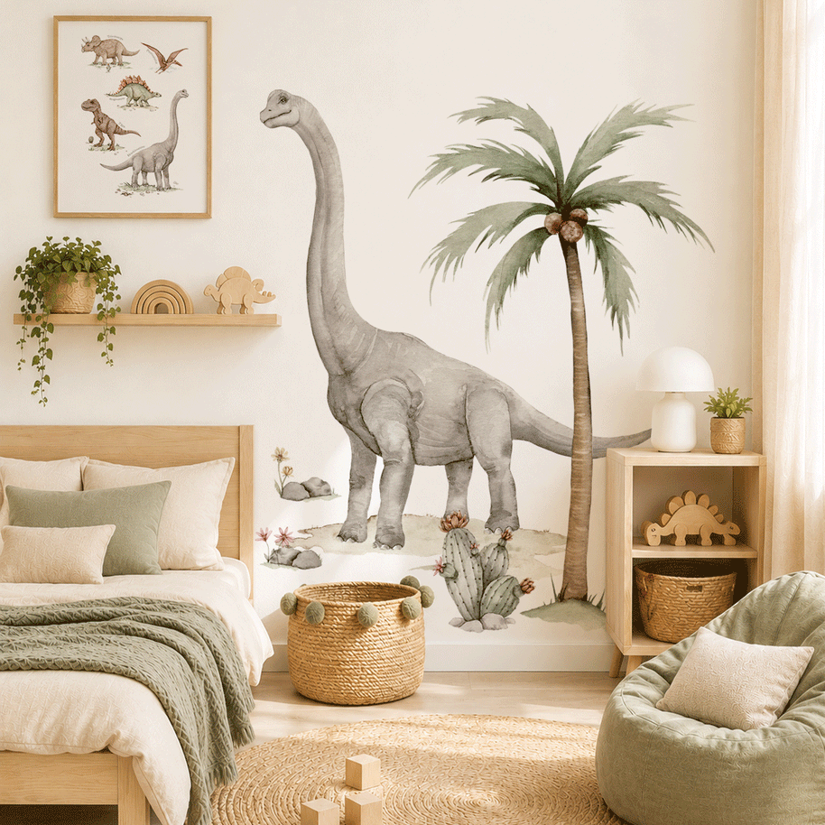 Wandtattoo Dinosaurier - Urzeit Giganten - Brachiosaurus