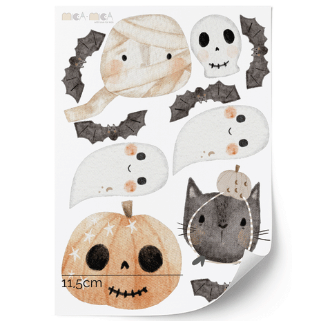 Halloween Wandtattoo - Spukfreunde