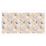 Klebefolie für IKEA DUKTIG Kinderküche - Wiesenblumen (Helles Taupe)