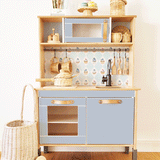 Sticker set for IKEA DUKTIG play kitchen - Delightful cupcakes (blue)