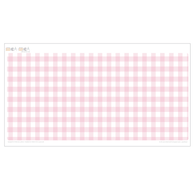 Klebefolie für IKEA DUKTIG Kinderküche - Karomuster (Pink)