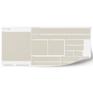 Sticker set for IKEA DUKTIG play kitchen - Fruity tiles (sand)