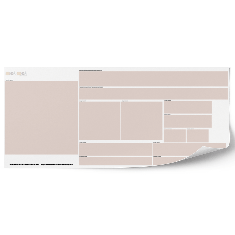 Klebefolie für IKEA DUKTIG Kinderküche - Pastell Karo- und Blumenfliesen (Rose)
