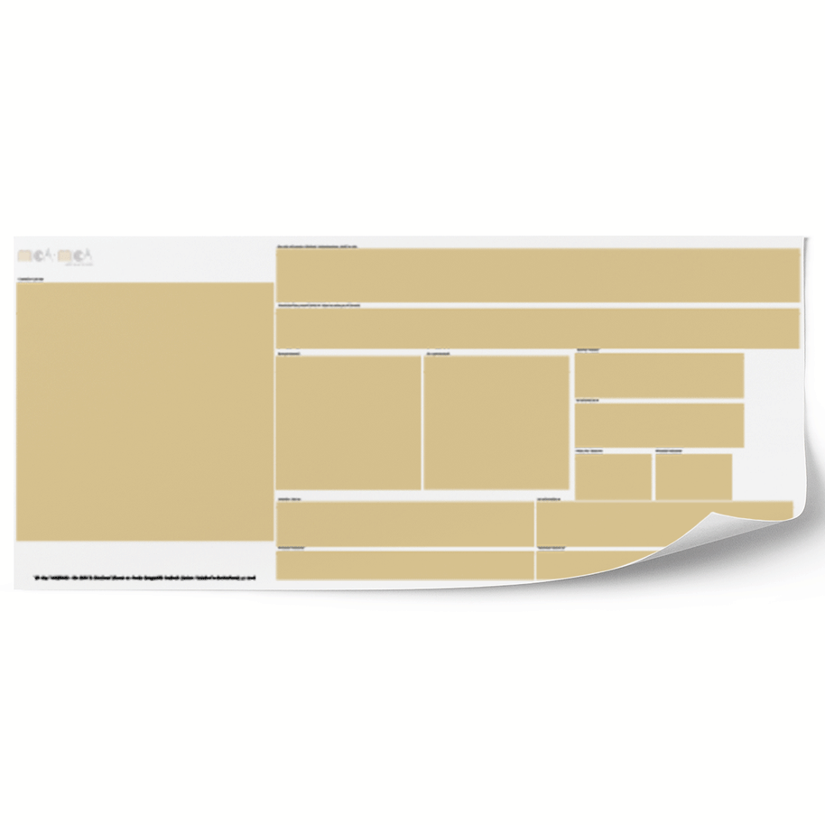 Klebefolie für IKEA DUKTIG Kinderküche - Pastell Karo- und Blumenfliesen (Senf)
