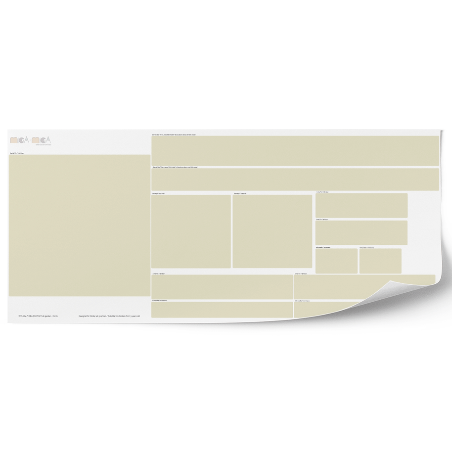 Klebefolie für IKEA DUKTIG Kinderküche - Gartenparadies
