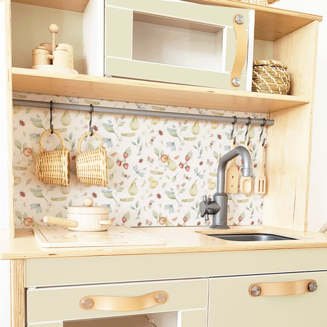 Klebefolie für IKEA DUKTIG Kinderküche - Gartenparadies