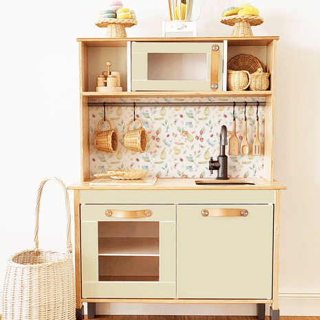 Klebefolie für IKEA DUKTIG Kinderküche - Gartenparadies