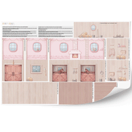 Klebefolie für IKEA FLISAT Puppenhaus - Pferdestall