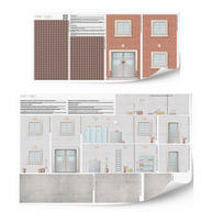 Sticker set for IKEA FLISAT dollhouse - Fire station