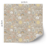 IKEA KALLAX furniture wrap - Happy Sunshine (tapioca)