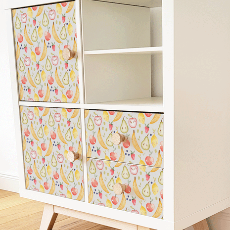 Möbelfolie für IKEA KALLAX - Süßer Früchtemix