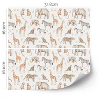 Möbelfolie für IKEA KALLAX - Dschungel Safari 