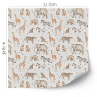 Möbelfolie für IKEA KALLAX - Dschungel Safari 