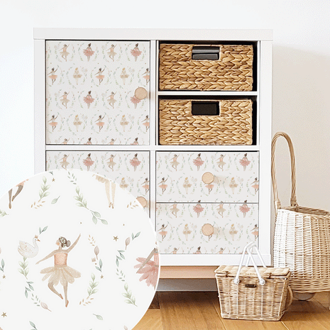 Möbelfolie für IKEA KALLAX - Ballerina 