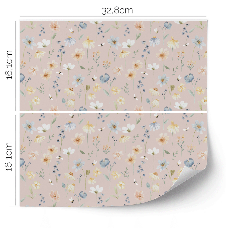 IKEA KALLAX furniture wrap - Wild Flowers cotton