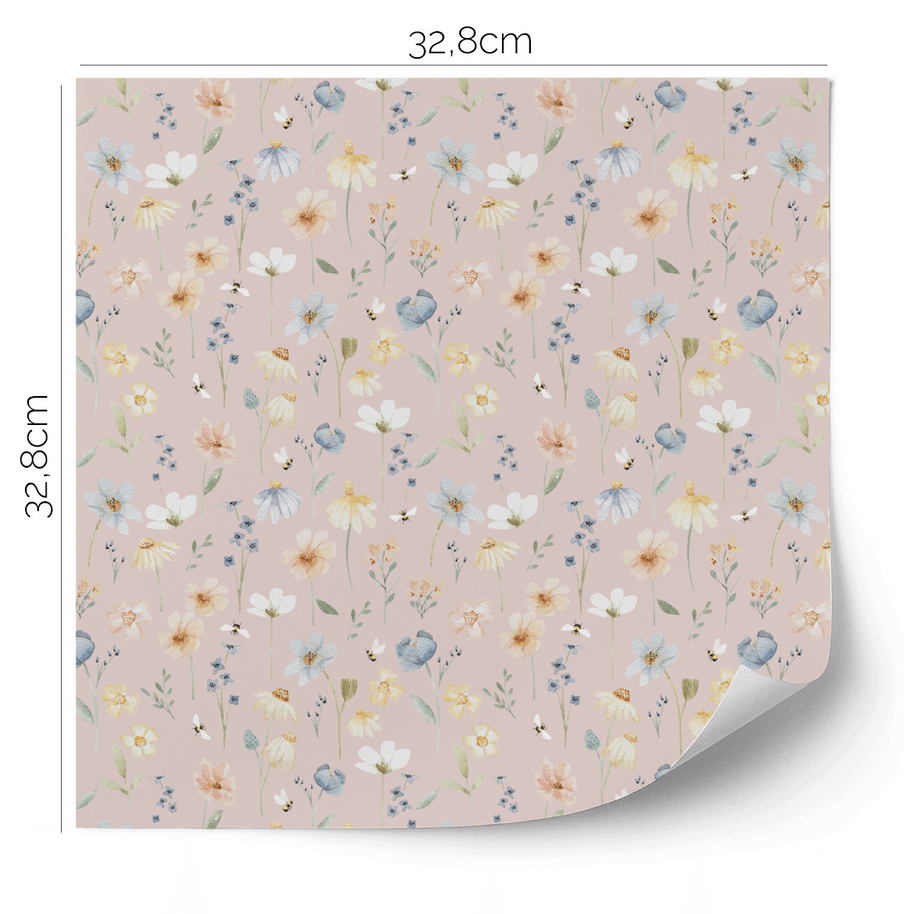 IKEA KALLAX furniture wrap - Wild Flowers cotton
