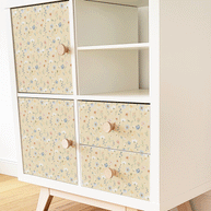 IKEA KALLAX furniture wrap - Wild flowers creme