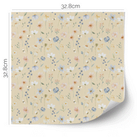 IKEA KALLAX furniture wrap - Wild flowers creme