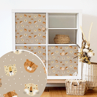 IKEA KALLAX furniture wrap - Tiger Cub Toffee