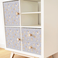 IKEA KALLAX furniture wrap - Bunny Blossoms lavender
