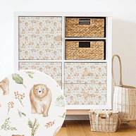 IKEA KALLAX furniture wrap - Woodland bears
