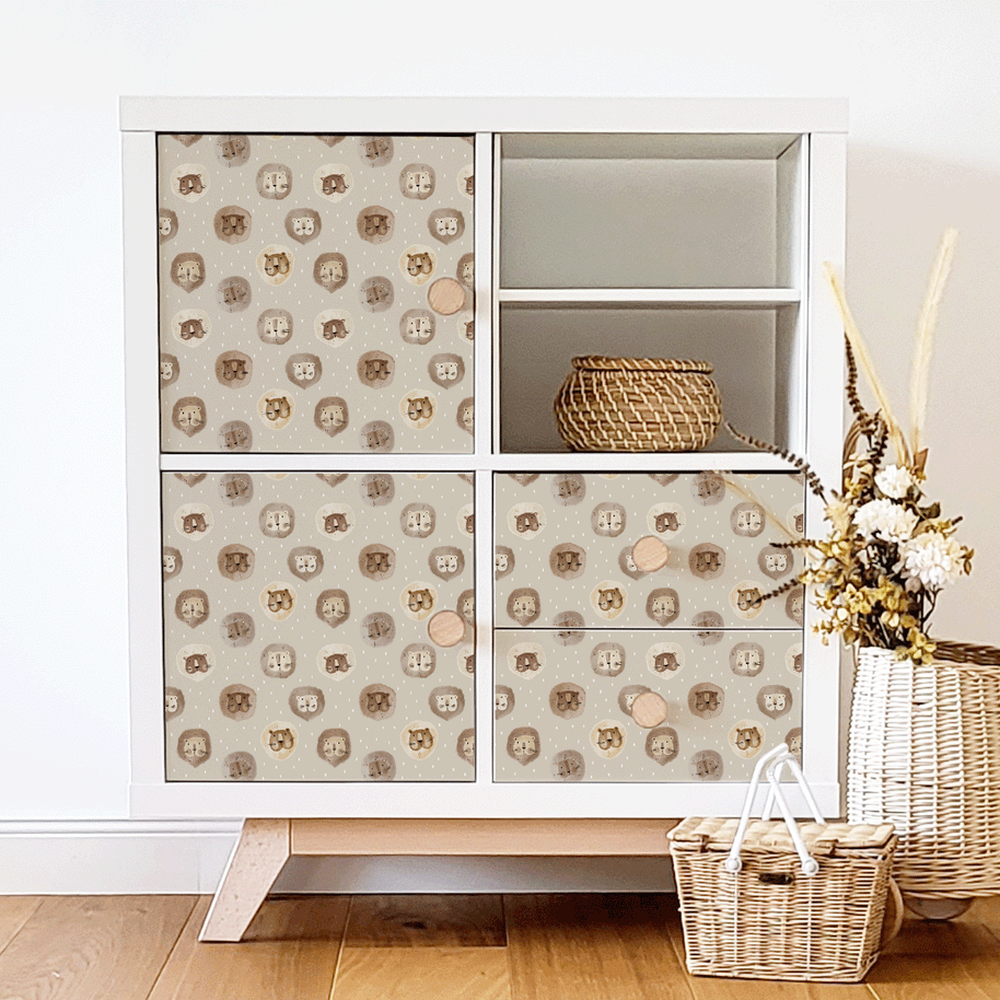 IKEA KALLAX furniture wrap - Little Lions