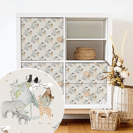 IKEA KALLAX furniture wrap - Animals of Peace