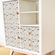 Möbelfolie für IKEA KALLAX -Gemeinsam Stark