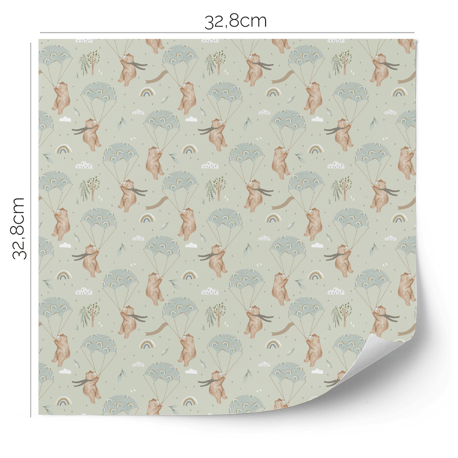 IKEA KALLAX furniture wrap - Windy Weather sage