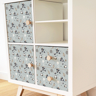 Möbelfolie für IKEA KALLAX - Mondreise (petrol)