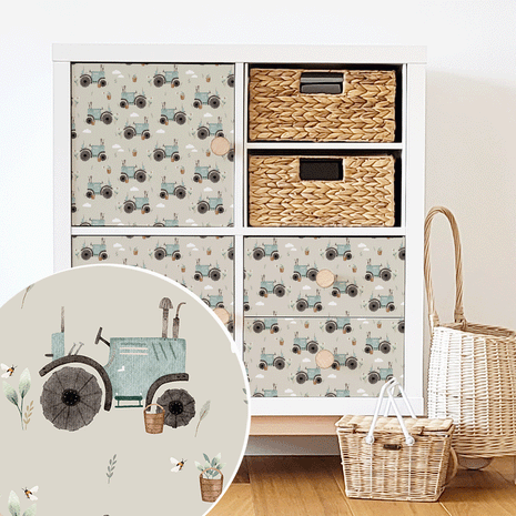 IKEA KALLAX furniture wrap - Tractor Time