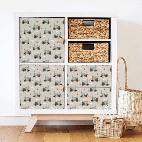 IKEA KALLAX furniture wrap - Tractor Time