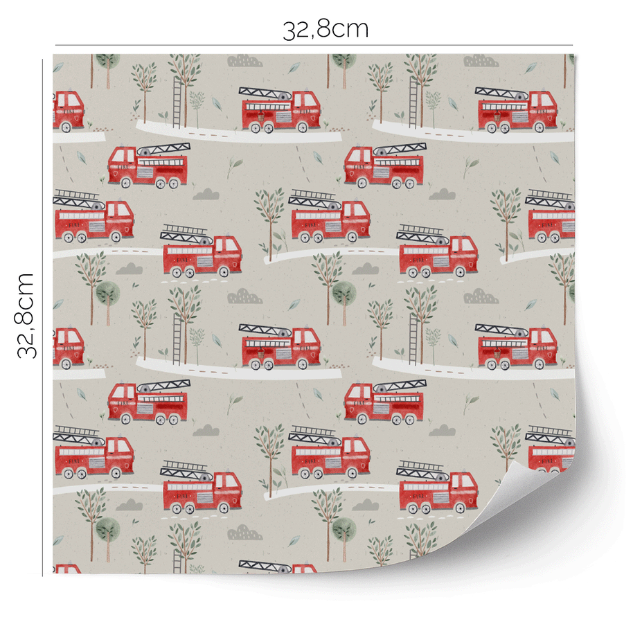 IKEA KALLAX furniture wrap - Firetruck Fun