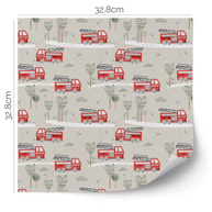 IKEA KALLAX furniture wrap - Firetruck Fun