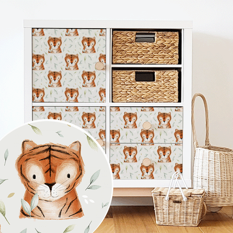 IKEA KALLAX furniture wrap -  Little Tigers