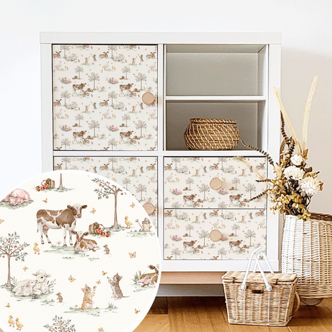Möbelfolie für IKEA KALLAX - Magischer Bauernhof