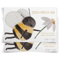 🎁 Wandsticker Biene