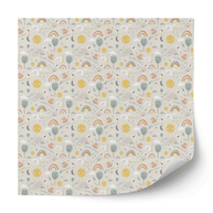 Furniture wrap - Happy Sunshine (ecru)