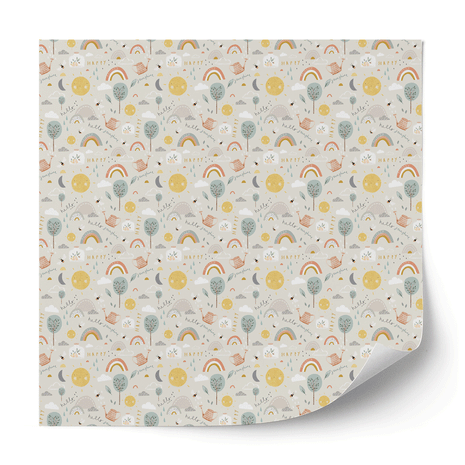 Furniture wrap - Happy Sunshine (ecru)