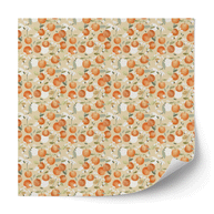Furniture wrap - Oranges with bees (ivory)