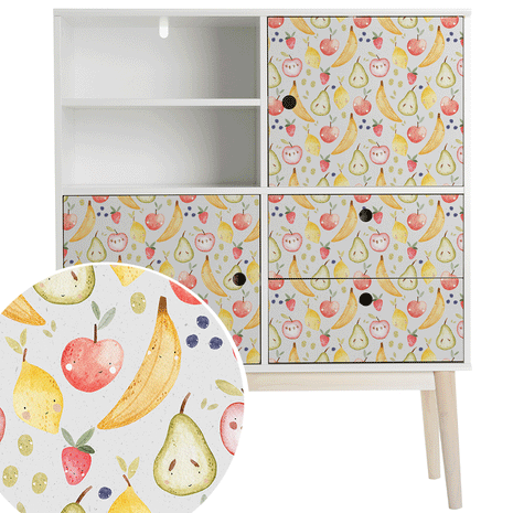 Furniture wrap - Cute fruit mix