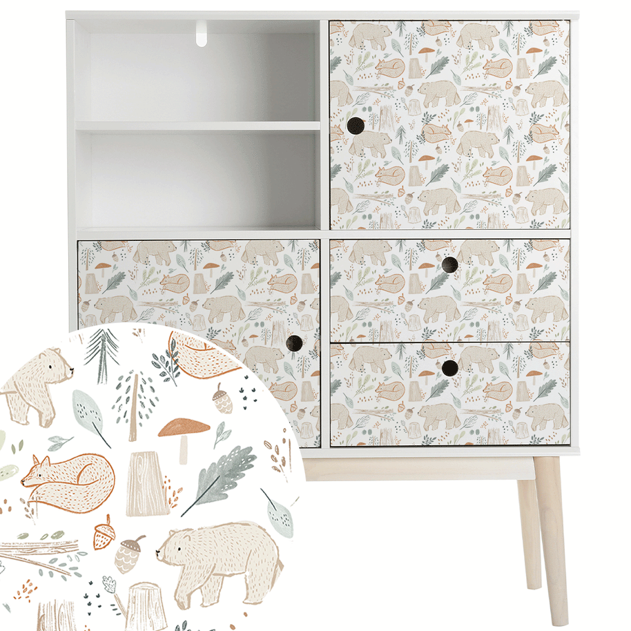 Furniture wrap - Woodland Wonderland